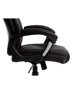 Silla q-connect direccion bolz ano simil piel base metalica alt max 1260 anc 650 prof 730 mm ruedas premium color negro