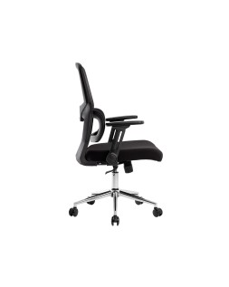 Silla q-connect oficina lucca malla base metalica alt max 1090 anc 700 prof 650 ruedas premium color negro