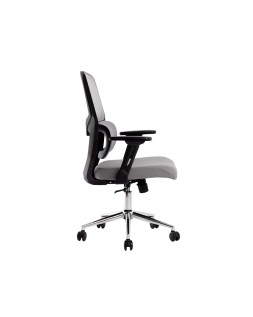 Silla q-connect oficina lucca malla base metalica alt max 1090 anc 700 prof 650 ruedas premium color negro gris
