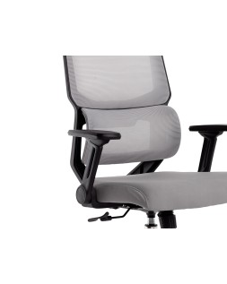 Silla q-connect oficina lucca malla base metalica alt max 1090 anc 700 prof 650 ruedas premium color negro gris