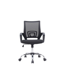Silla q-connect oficina siena malla base metalica alt max 1000 anc 560 prof 570 ruedas premium color negro