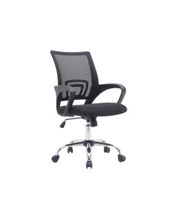 Silla q-connect oficina siena malla base metalica alt max 1000 anc 560 prof 570 ruedas premium color negro
