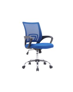 Silla q-connect oficina siena malla base metalica alt max 1000 anc 560 prof 570 ruedas premium color negro azul
