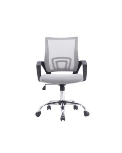 Silla q-connect oficina siena malla base metalica alt max 1000 anc 560 prof 570 ruedas premium color blanco gris