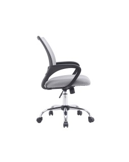 Silla q-connect oficina siena malla base metalica alt max 1000 anc 560 prof 570 ruedas premium color blanco gris