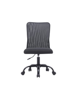 Silla q-connect oficina parma malla sin reposabrazos alt max 990 anc 480 prof 590 color negro