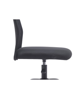 Silla q-connect oficina parma malla sin reposabrazos alt max 990 anc 480 prof 590 color negro