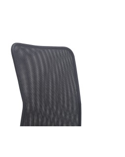 Silla q-connect oficina parma malla sin reposabrazos alt max 990 anc 480 prof 590 color negro