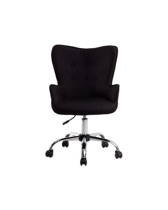 Silla q-connect escritorio mes sina base metalica alt max 960 anc 570 prof 620 ruedas premium color negro