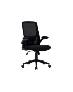 Silla q-connect oficina alba malla base metalica alt max 1110 anc 610 prof 580 ruedas premium color negro