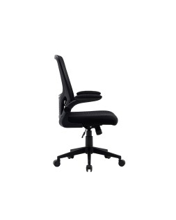 Silla q-connect oficina alba malla base metalica alt max 1110 anc 610 prof 580 ruedas premium color negro