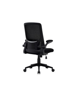 Silla q-connect oficina alba malla base metalica alt max 1110 anc 610 prof 580 ruedas premium color negro