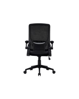 Silla q-connect oficina alba malla base metalica alt max 1110 anc 610 prof 580 ruedas premium color negro