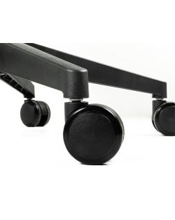 Silla q-connect oficina alba malla base metalica alt max 1110 anc 610 prof 580 ruedas premium color negro