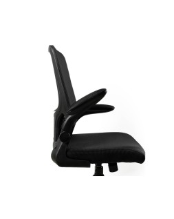 Silla q-connect oficina alba malla base metalica alt max 1110 anc 610 prof 580 ruedas premium color negro