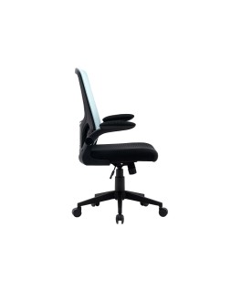Silla q-connect oficina alba malla base metalica alt max 1110 anc 610 prof 580 ruedas premium color negro azul