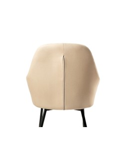 Silla q-connect confidente siemione base metalica alt max 820 anc 570 prof 580 color marron arena