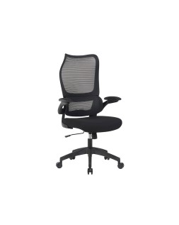 Silla q-connect oficina catania malla alt max 1230 mm anc 510 mm prof 490 mm ruedas premium color negro