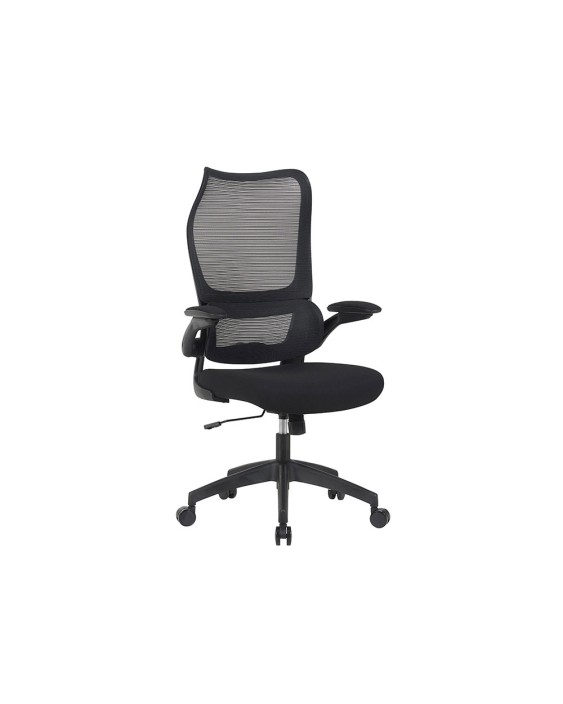 Silla q-connect oficina catania malla alt max 1230 mm anc 510 mm prof 490 mm ruedas premium color negro