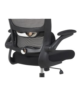 Silla q-connect oficina catania malla alt max 1230 mm anc 510 mm prof 490 mm ruedas premium color negro