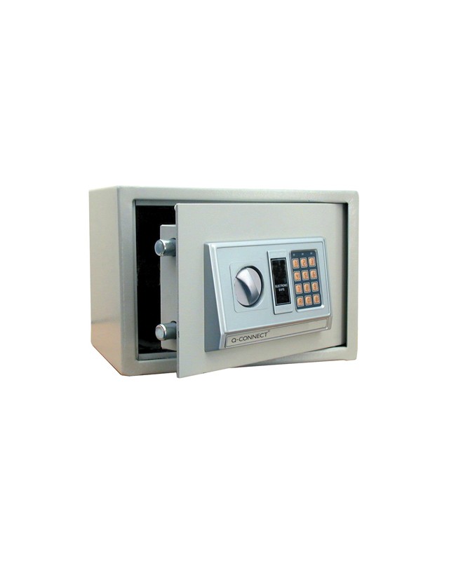 Caja de seguridad q-connect electronica clave digital capacidad 10l con accesorios fijacion 310x200x200 mm