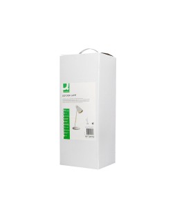 Lampara de escritorio q-connect led 6w 360 lm tactil 3 niveles color luz nocturna cabeza orientable blanco