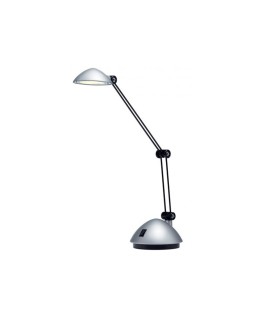 Lampara de escritorio archivo 2000 led 3w 200lm brazo articulado luz calida plata metalizado
