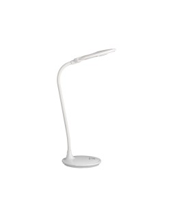 Lampara de escritorio q-connect led 5w 250 lm con lupa iluminación ajustable blanco