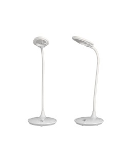 Lampara de escritorio q-connect led 5w 250 lm con lupa iluminación ajustable blanco