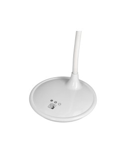 Lampara de escritorio q-connect led 5w 250 lm con lupa iluminación ajustable blanco