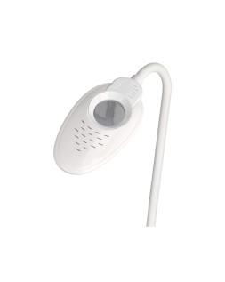 Lampara de escritorio q-connect led 5w 250 lm con lupa iluminación ajustable blanco