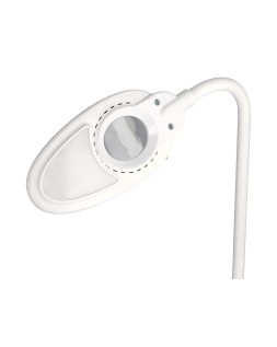 Lampara de escritorio q-connect led 5w 250 lm con lupa iluminación ajustable blanco