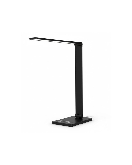 Lampara de escritorio q-connect vega led 10w 400 lm tactil 5 niveles de color brillo regulable color negro