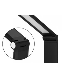 Lampara de escritorio q-connect vega led 10w 400 lm tactil 5 niveles de color brillo regulable color negro