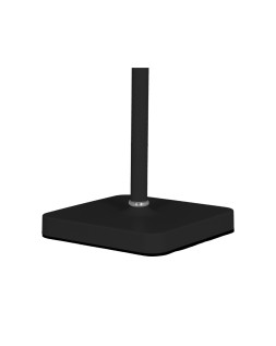 Lampara de escritorio q-connect nova led 2w 200 lm metalica tactil recargable usb-c color negro