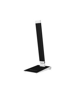 Lampara de escritorio q-connect sirio led 13w 800 lmtactil 3 niveles de color brillo regulable color negro