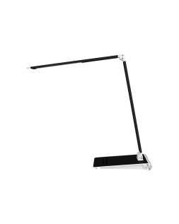 Lampara de escritorio q-connect sirio led 13w 800 lmtactil 3 niveles de color brillo regulable color negro
