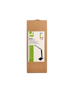 Lampara de escritorio q-connect sirio led 13w 800 lmtactil 3 niveles de color brillo regulable color negro