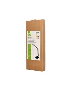 Lampara de escritorio q-connect sirio led 13w 800 lmtactil 3 niveles de color brillo regulable color negro