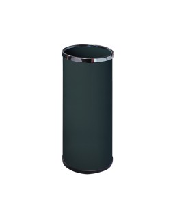 Paraguero metalico 301 negro aros cromado 50x21,5 cm
