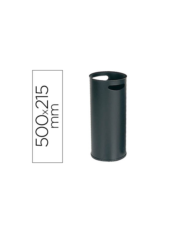 Paraguero metalico 306 negro 50x21,5 cm