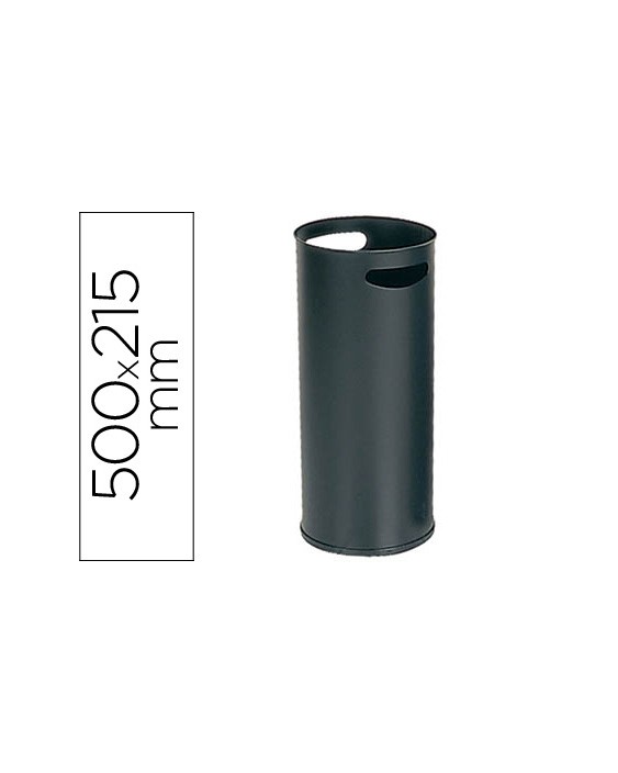 Paraguero metalico 306 negro 50x21,5 cm