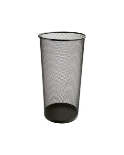 Paraguero metalico q-connect kf00829 rejilla negro 26,5 diametro x 50 cm