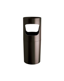 Paraguero plastico archivo 2000 reciclado color negro 255 mm diametro x 640 mm