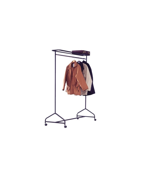 Vestidor portatil con repisa capacidad para 40 perchas