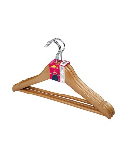 Percha de madera infantil pack de 3 unidades