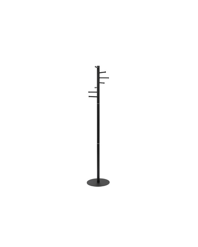 Perchero maulcaurus 7 colgadores color negro 350x350x1770 mm
