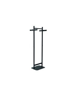 Perchero metalico maul salsa 8 colgadores color negro 520x1730x400 mm