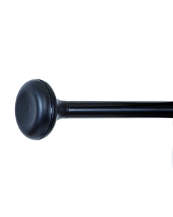 Perchero metalico maulgrando 8 colgadores y paraguero color negro 390x1750x390 mm