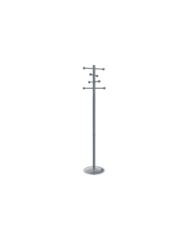 Perchero maul saphir lite 8 colgadores color gris altura 171 cm